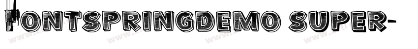FONTSPRINGDEMO Super字体转换